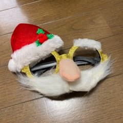 サンタクロースメガネ⭐︎帽子もついてて可愛い！のサムネイル