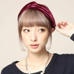 JEANASIS ♡ ベロア ヘア バンドのサムネイル