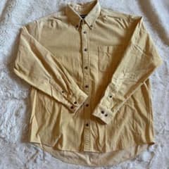UNIQLO ユニクロ コーデュロイシャツ 黄色