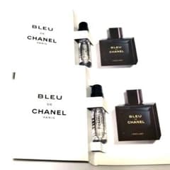【新品未使用】ブルードゥシャネルセット売り 新作♡CHANELブルードゥシャネルレゼクスクルジフパルファムサンプル2