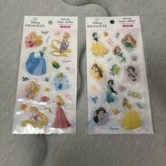 ディズニープリンセス エポキシステッカー 2シートセットのサムネイル