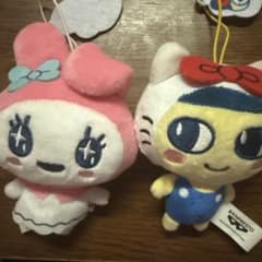 サンリオ×たまごっち　ぬいぐるみマスコット　2種　キティ　マイメロ　まめっち
