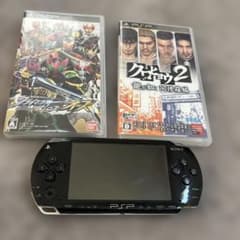 PSP本体ジャンク品＋ソフト2本 - メルカリ