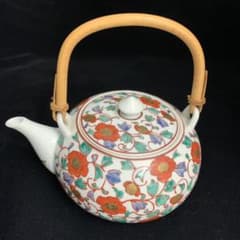 九谷焼　秀山作 急須　茶器 茶道具　煎茶道具のサムネイル