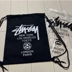 新品未使用STUSSY ナップサック ブラックのサムネイル