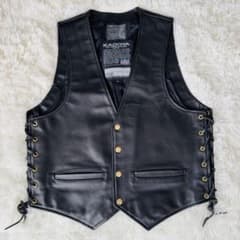 専用】 カドヤ レザーベスト 牛革 黒 LL - メルカリ