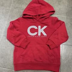 Calvin Klein Jeans 赤 CKロゴ パーカーのサムネイル