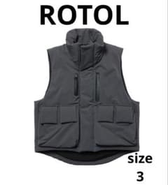 ROTOL BOMMER VEST charcoal size 3 - メルカリ