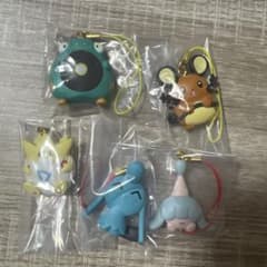 ポケモン ぺたんこマスコットストラップ 5種セットのサムネイル