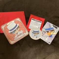 名探偵コナン 一番カフェ 1番カフェ　2016 缶バッジ 怪盗キッド KID 名探偵コナンカフェ 怪盗キッド レトロ - メルカリ