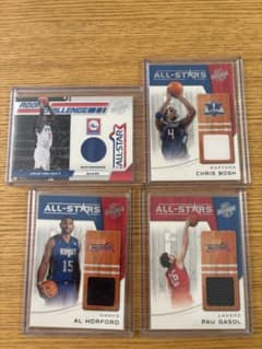 NBA 2011 Panini All-Star メモラビリアカード 4枚セットのサムネイル