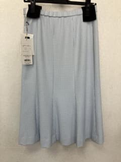新品タグ付き チェック柄 フレアスカートのサムネイル
