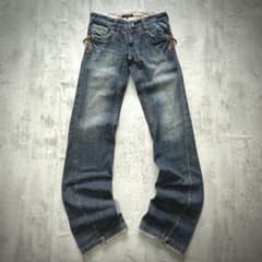 Y2K 00s CHELSEA GARB ブーツカットデニム ローライズ 25