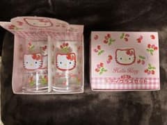ハローキティ いちご柄 グラスセット 2個入×2個のサムネイル