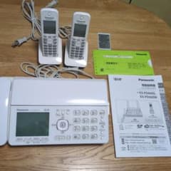 動作確認済】パナソニックおたっくす KX-PD502DW 子機2個付 - メルカリ