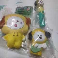 BT21 CHIMMY 봉제인형 마스코트 4점 세트
