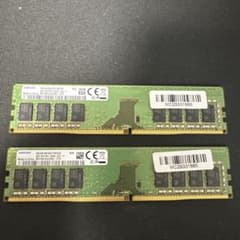 SAMSUNG DDR4-2666 1GB RE1 メモリ 2枚組 デスク用 Samsung デスクトップ用メモリ 16GB（8GB×2）DDR4 2666 - メルカリ
