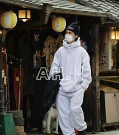 LIFEWEAR/ライフウェア HEAVY WEIGHT パーカー　ブラックのサムネイル