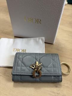 Dior ディオール キーケース カナージュラムスキン - メルカリ