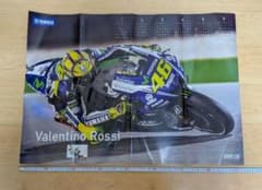 YAMAHA ロッシ　ロレンソ　ポスター 両面タイプ