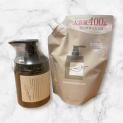 cocone クレイクリームシャンプー ボトル380g +詰め替え400gセットのサムネイル
