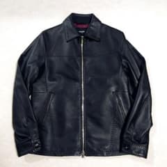 MEN'S BIGI /ラムレザークロームタンニングジャケット/ S/ ブラックのサムネイル