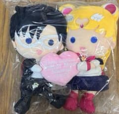 601ぬ　セーラームーン　ミュージアム　ペアぬいぐるみ　タキシード仮面　うさぎ 601ぬ セーラームーン ミュージアム ペアぬいぐるみ タキシード仮面