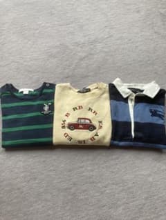 めぐ様専用Burberry長袖Tシャツ三枚セット　90のサムネイル