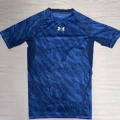 UNDER ARMOUR アンダーシャツ　コンプレッション 半袖 ブルーのサムネイル