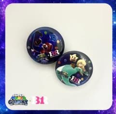 サーティワン×スーパーマリオギャラクシー】 コラボ缶バッジクリップ