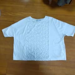中川政七商店　 刺繍 半袖ワイドTシャツ アイボリーのサムネイル