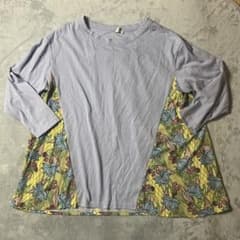 チチカカTITICACA キテンゲフラワーコンビ プルオーバー F パープルのサムネイル