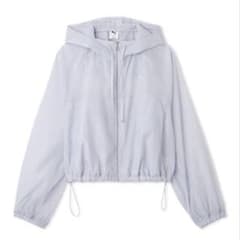 美品 FRAY I.D 【PUMA】シアーオーガンジーショートブルゾン フレイ