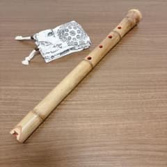 尺八 本体 竹製 5穴 袋付き ジャンク 尺八 本体 竹製 5穴 袋付き ジャンク - メルカリ