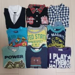 男の子　秋冬　トップス　まとめうり　90のサムネイル