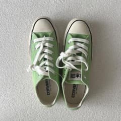 【未使用】コンバースオールスター黄緑23.5cmのサムネイル