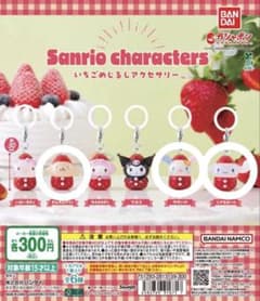 サンリオキャラクターいちごめじるしアクセサリー3個セットのサムネイル