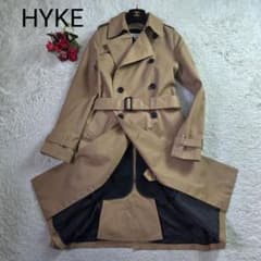 美品 HYKE トレンチコート ライナー着脱式 ベージュ サイズM タイト 美品 HYKE トレンチコート ライナー着脱式 ベージュ サイズM タイト