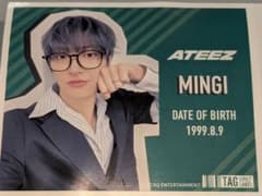 ATEEZ】ラベル缶 ミンギ(サインなし) - メルカリ