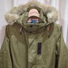 フラットヘッド モッズコート カーキ L
