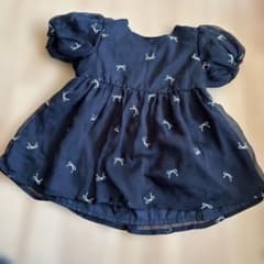 アプレレクール　半袖　チュール　ブラウス　110cm