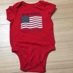 80cmアメリカ国旗柄ロンパース肌着のサムネイル