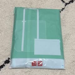 【ユニクロ】ノベルティ メッシュトートバッグ&保冷ポーチセット グリーンのサムネイル