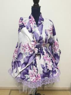 【創作】浴衣ドレス オリジナル 地雷系 ミニ丈のサムネイル