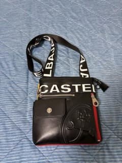 t*1様 【極美品】カステルバジャック ドミネ 縦型ポーチ ブラック