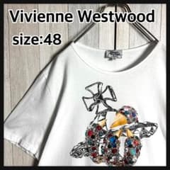 【希少・美品】ヴィヴィアンウエストウッド 宝石オーブロゴ 変形Tシャツ 3863【希少・美品】ヴィヴィアンウエストウッド 宝石オーブロゴ 変形T