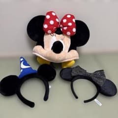 ミニーマウスカチューシャ3点セットのサムネイル