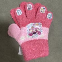 キリママ様　ぷりきゅあ！ キッズ手袋 ピンクのサムネイル