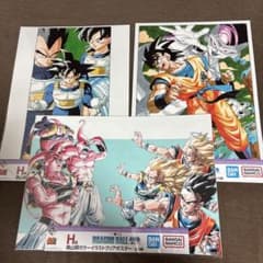 ドラゴンボール 一番くじ　40th H賞　クリアポスター3種セットのサムネイル
