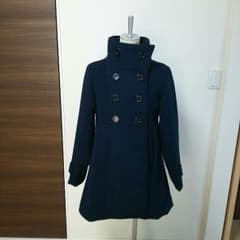 ♡春雨スープ様専用           ♡レディースコート Mサイズ ネイビー♡のサムネイル